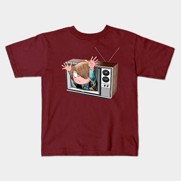 Kitaro Ringu Kids T-Shirt by chilangopride